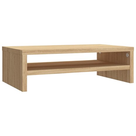 Monitorstandaard - Monitor verhoger - Sonoma eikenkleurig - 42x24x13 cm