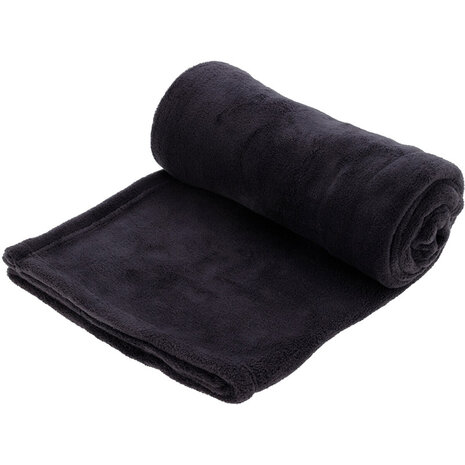 Fleece Deken - 125x150 - Donkergrijs