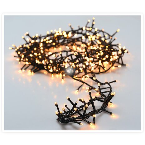 Microcluster - 1800 led - 36m - warm wit - Timer - Lichtfuncties - Geheugen - Buiten