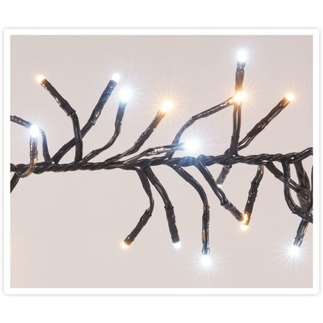 Clusterverlichting 192 led -  1.4m - two tone adorable - Batterij - Lichtfuncties - Geheugen - Timer