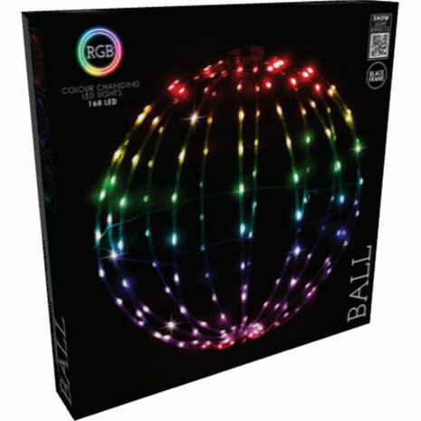 Lichtbol - Kerstverlichting - 40 cm - RGB Licht - 168 LED - Colour Changing