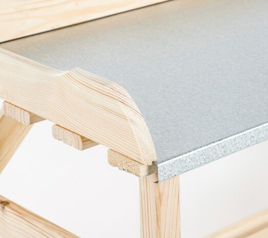 Houten Oppottafel - 78 x 37 x 82 cm