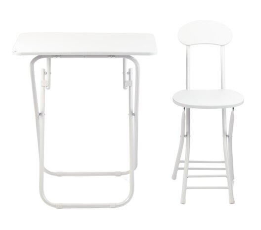 Ceruzo Klaptafel met Stoel - Wit