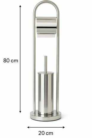 Ceruzo Toiletbutler Vrijstaand - RVS 