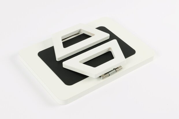 Ceruzo Armleuning Dienblad - Wit - 33x24 cm
