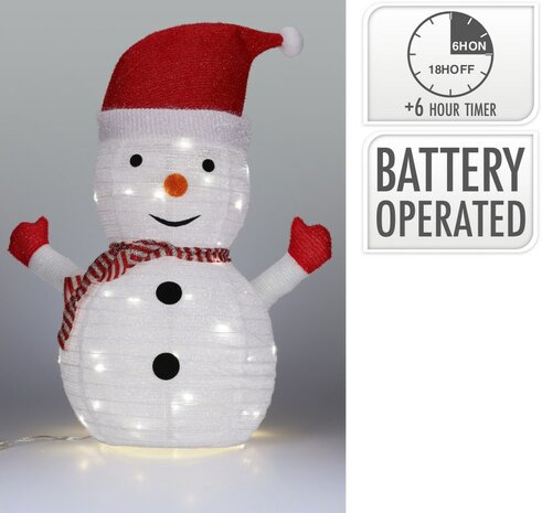 LED Sneeuwpop 68 cm - 30LED 