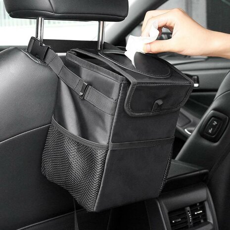 Ceruzo Auto Afvalbakje - Waterdicht - 6 Liter 