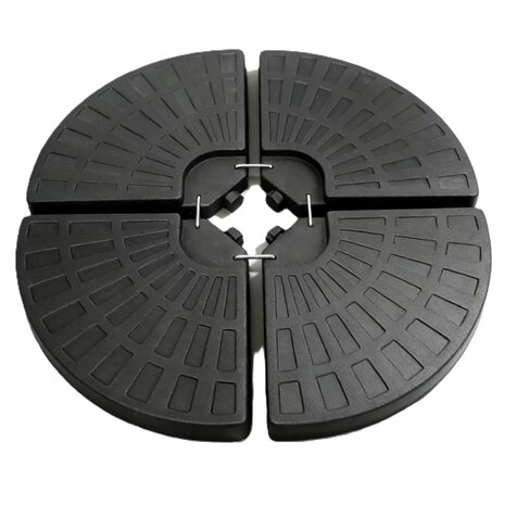 Ceruzo Parasoltegels - Vulbaar tot 66 kg - 4 Tegels - voor Kruisvoet