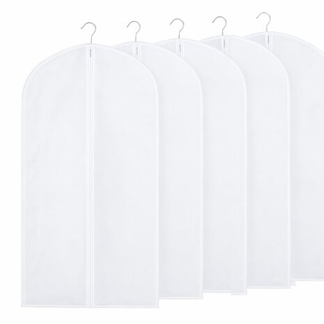  Ceruzo Kledinghoezen 5x - Transparant - 60x140cm